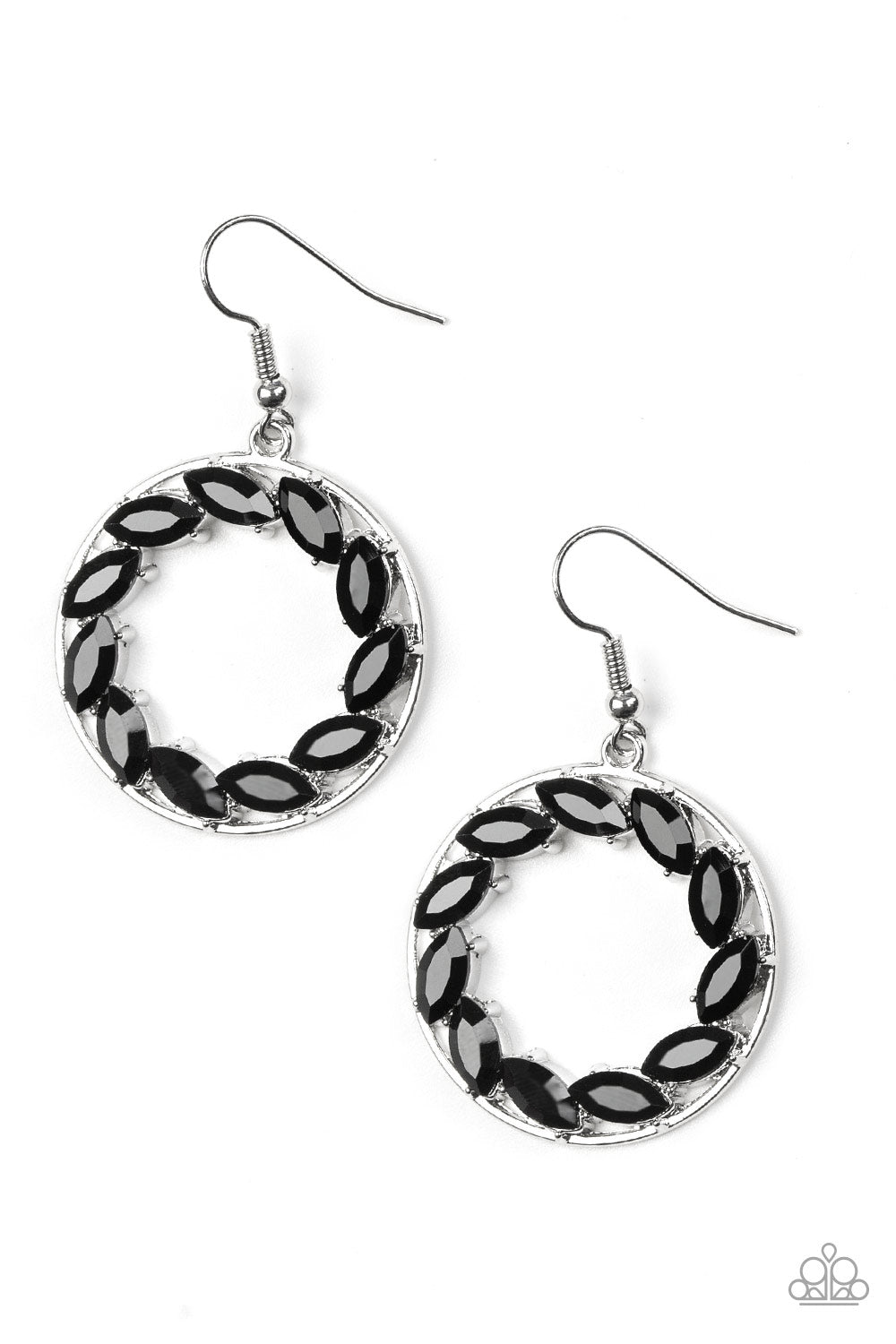 Global Glow - Black earring 927