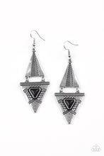 Load image into Gallery viewer, El Paso Edge - Black earring 592
