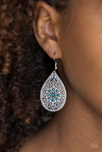 Load image into Gallery viewer, Dinner Party Posh - Blue earring 1636
