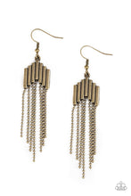 Load image into Gallery viewer, Radically Retro - Brass earring 599
