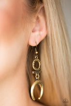 Load image into Gallery viewer, Majestically Moon Child - Brass earring 1510
