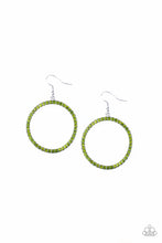 Load image into Gallery viewer, Stoppin&#39; Traffic - Green earring 1771
