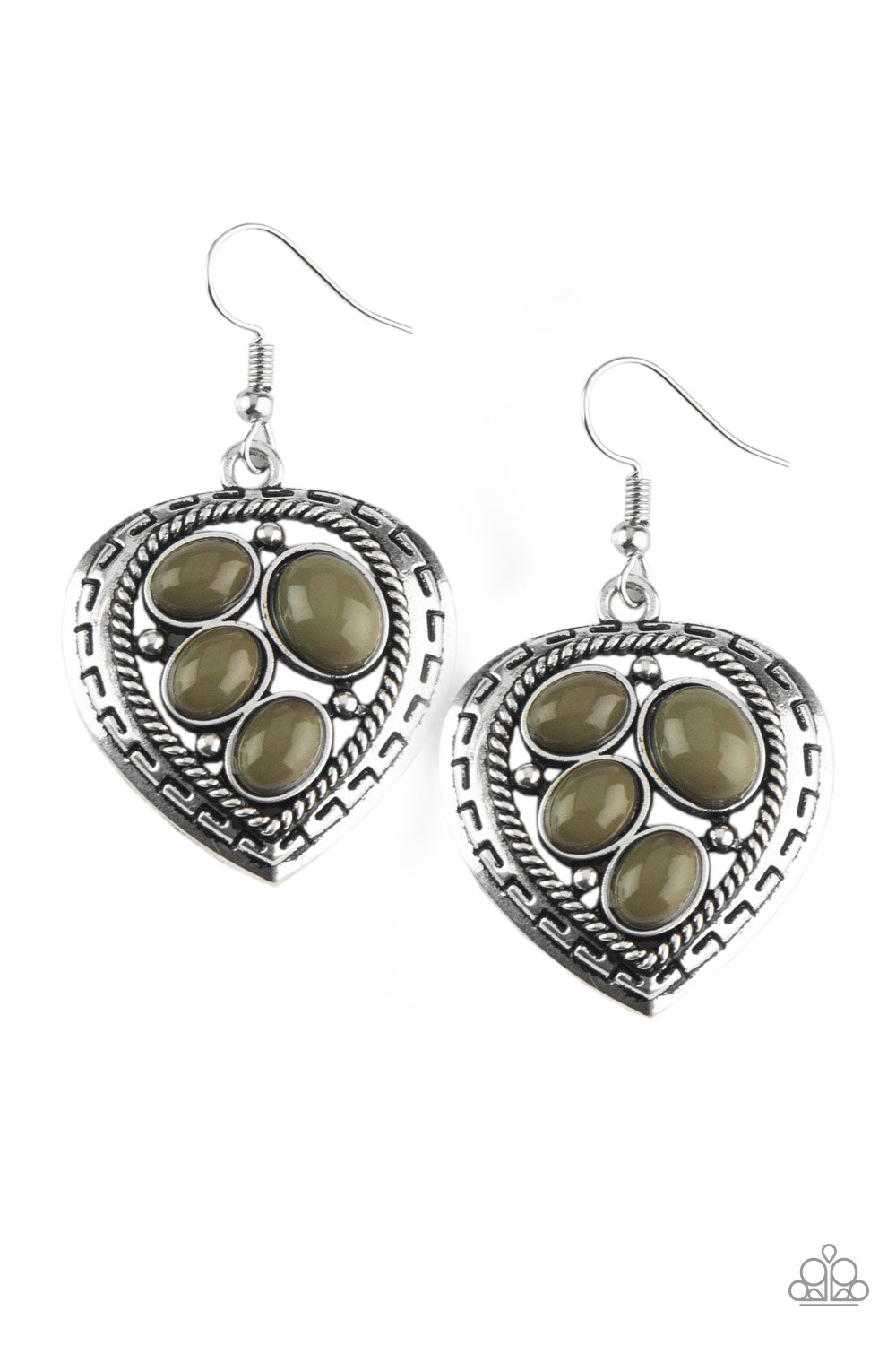 Wild Heart Wonder - Green earring 1644