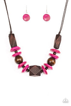 Load image into Gallery viewer, Pacific Paradise - pink necklace 523
