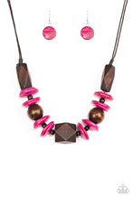 Load image into Gallery viewer, Pacific Paradise - pink necklace 523
