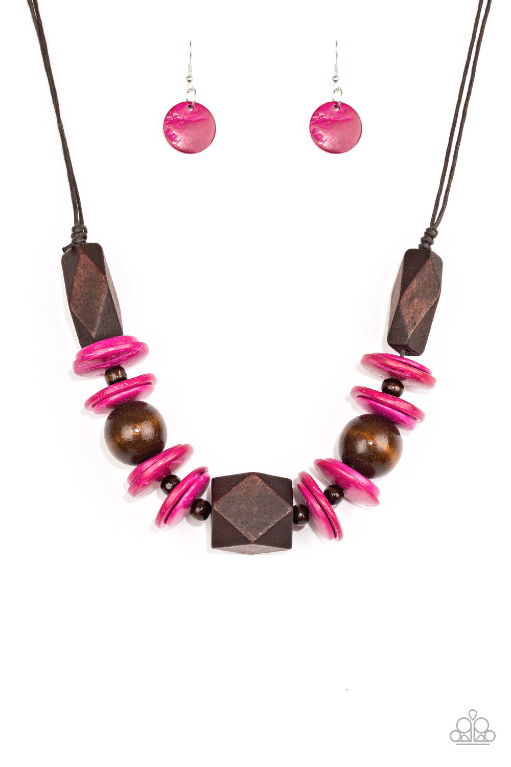 Pacific Paradise - pink necklace 523