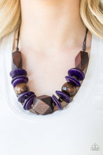 Load image into Gallery viewer, Pacific Paradise - purple necklace 557
