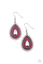 Load image into Gallery viewer, Beaded Bonanza - Pink earring 590
