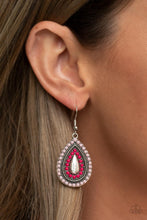 Load image into Gallery viewer, Beaded Bonanza - Pink earring 590
