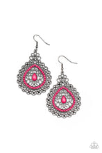 Load image into Gallery viewer, Carnival Courtesan - Pink earring 958
