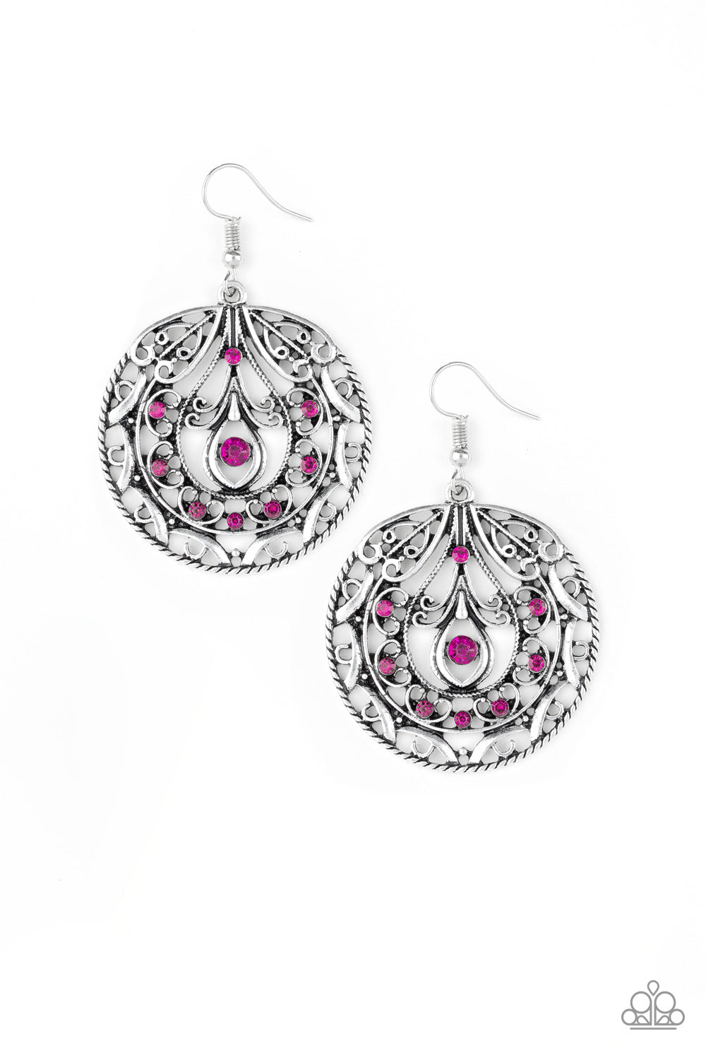 Choose to Sparkle - pink earring B042