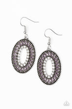 Load image into Gallery viewer, Fishing For Fabulous - Purple earring 1874
