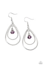 Load image into Gallery viewer, REIGN On My Parade - purple earring 716
