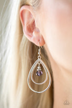 Load image into Gallery viewer, REIGN On My Parade - purple earring 716
