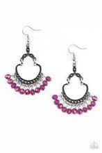 Load image into Gallery viewer, Babe Alert - Purple earring 968
