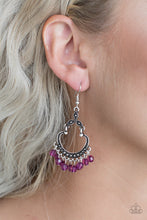 Load image into Gallery viewer, Babe Alert - Purple earring 968
