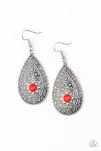 Load image into Gallery viewer, Summer Sol - Red earring 592
