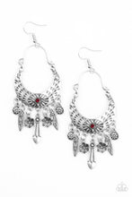 Load image into Gallery viewer, Nature Escape - Red earring 901
