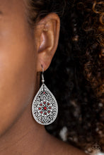 Load image into Gallery viewer, Dinner Party Posh - Red earring 592
