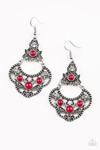 Load image into Gallery viewer, Garden State Glow - Red earring 965
