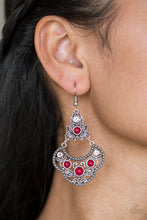 Load image into Gallery viewer, Garden State Glow - Red earring 965
