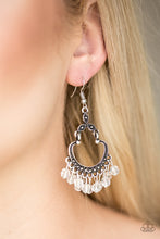 Load image into Gallery viewer, Babe Alert - White earring 1596
