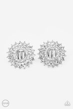 Load image into Gallery viewer, Buckingham Beauty - White Clip-On earring 891
