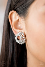 Load image into Gallery viewer, Buckingham Beauty - White Clip-On earring 891
