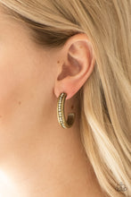 Load image into Gallery viewer, 5th Avenue Fashionista - Brass hoop earring 984
