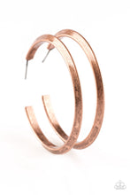 Load image into Gallery viewer, Some Like It HAUTE - copper hoop earring F017
