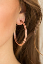 Load image into Gallery viewer, Some Like It HAUTE - copper hoop earring F017
