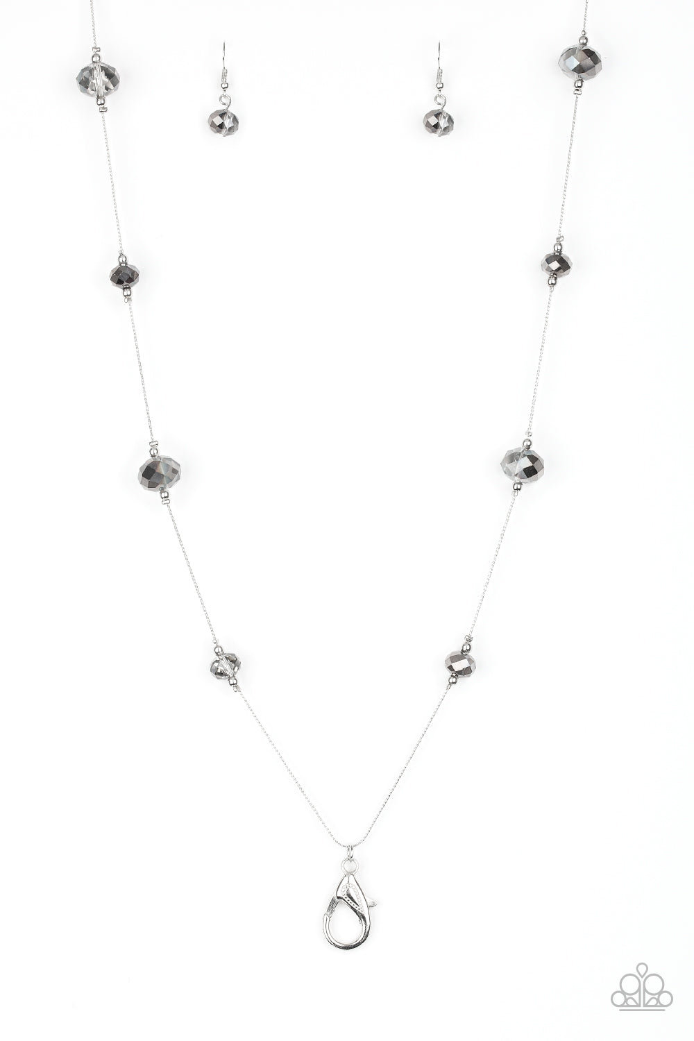 Champagne On The Rocks - Silver lanyard necklace 1846