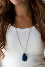 Load image into Gallery viewer, So Pop-YOU-lar - Blue necklace 553
