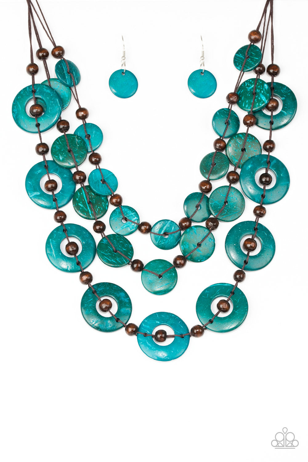 Catalina Coastin' - blue necklace A041