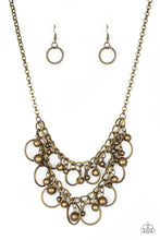 Load image into Gallery viewer, Warning Bells - Brass necklace 2143
