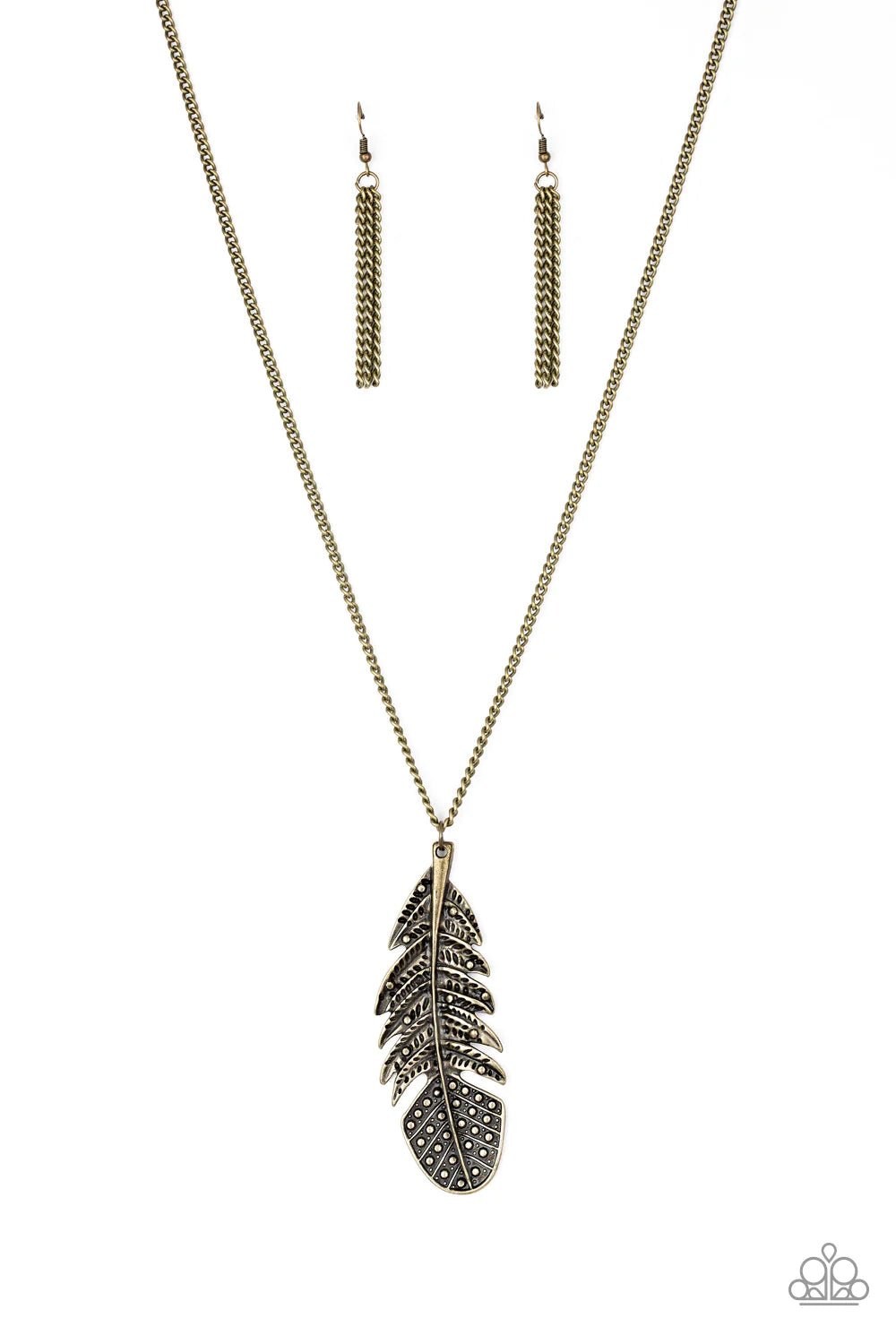 Free Bird - Brass necklace 1712