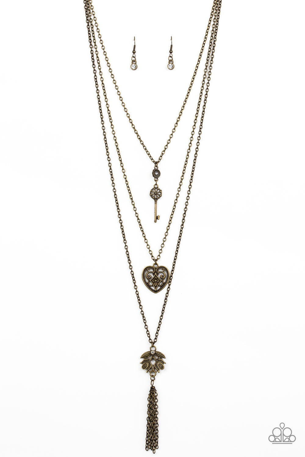 Love Opens All Doors - Brass necklace 1771
