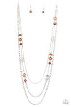 Load image into Gallery viewer, Pretty Pop-tastic! - Brown necklace 519
