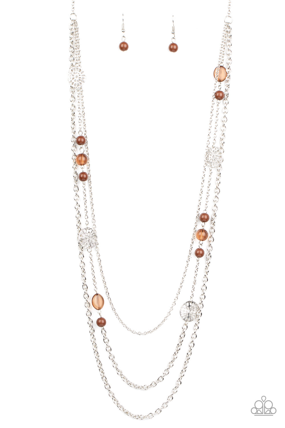 Pretty Pop-tastic! - Brown necklace 519