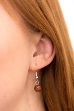 Load image into Gallery viewer, Pretty Pop-tastic! - Brown necklace 519
