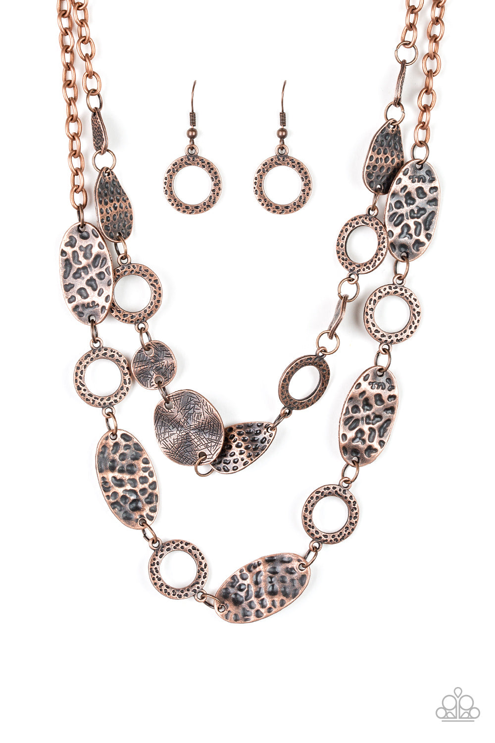 Trippin' On Texture - Copper necklace 542