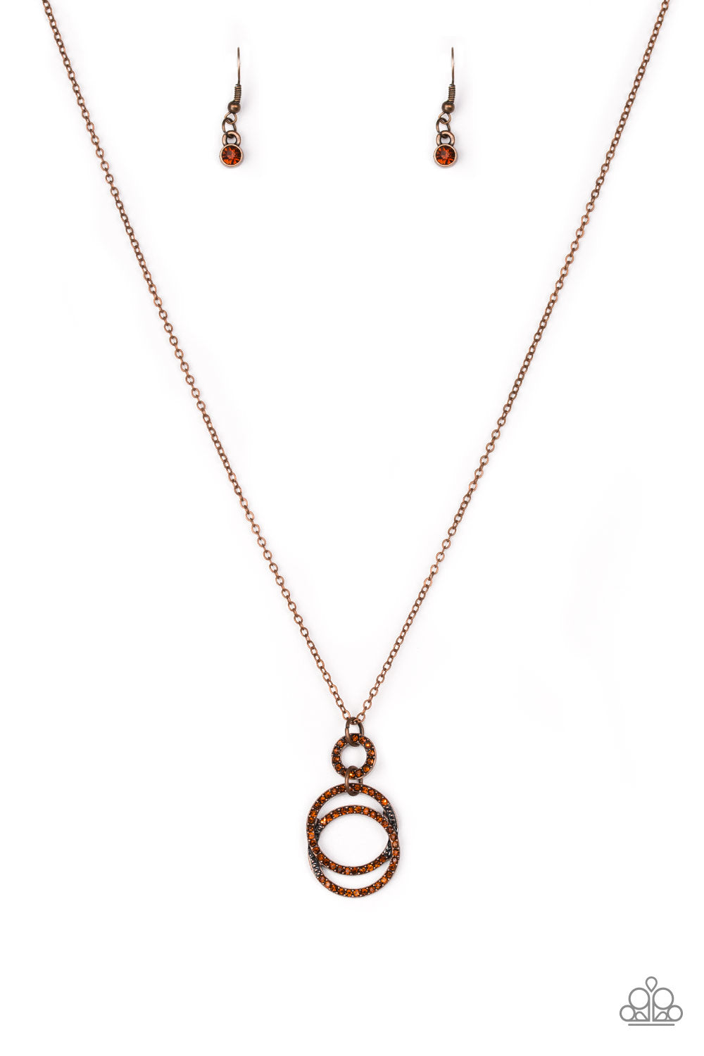 Timeless Trio - Copper necklace 951