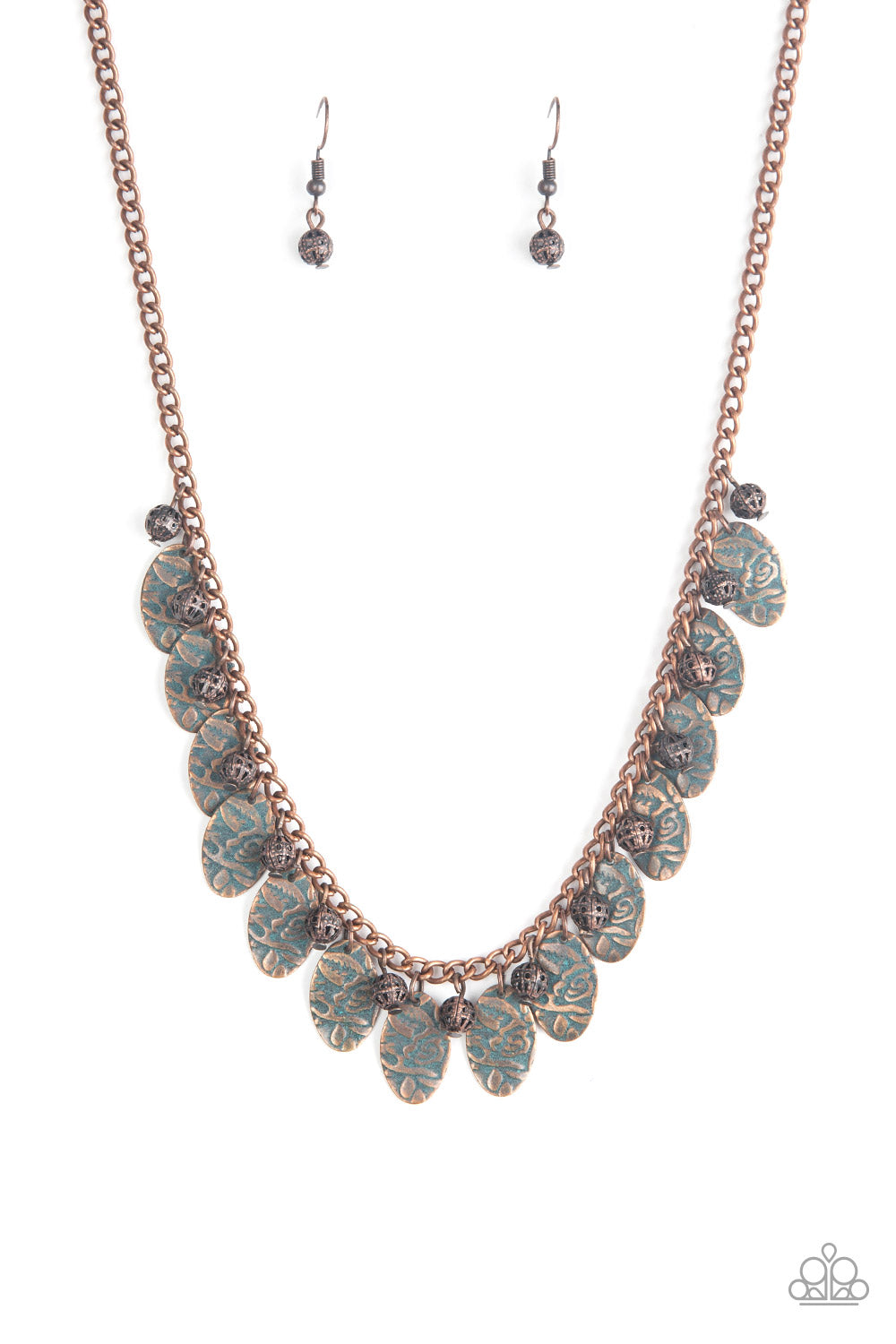 Vintage Gardens - Copper necklace 928