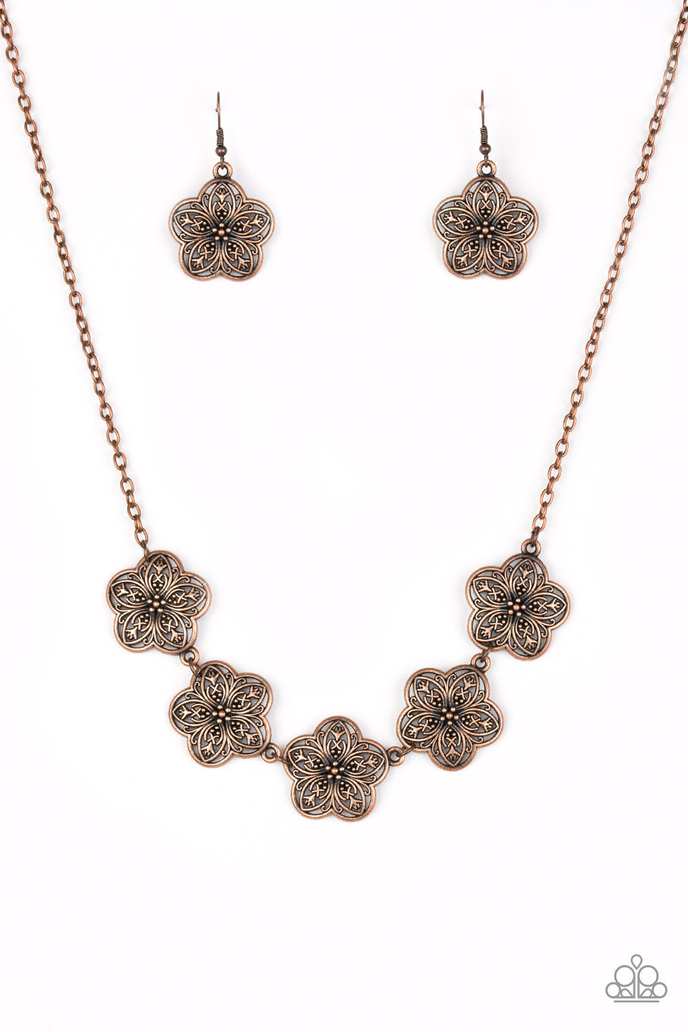 Garden Groove - Copper necklace 584