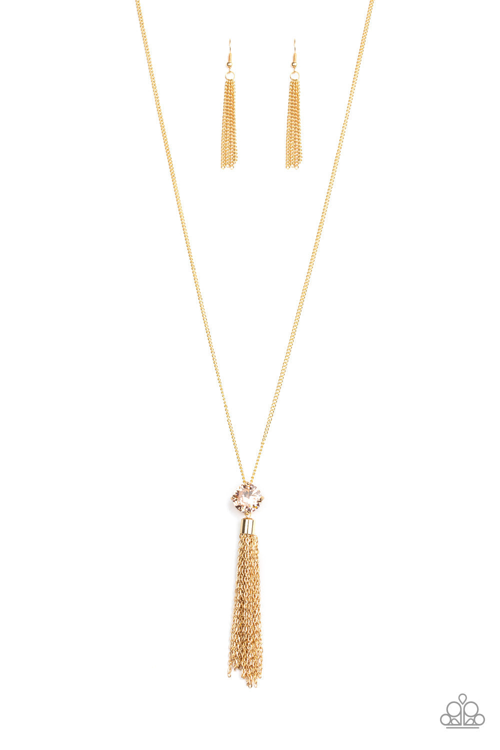 Five-Alarm Firework - Gold necklace D026