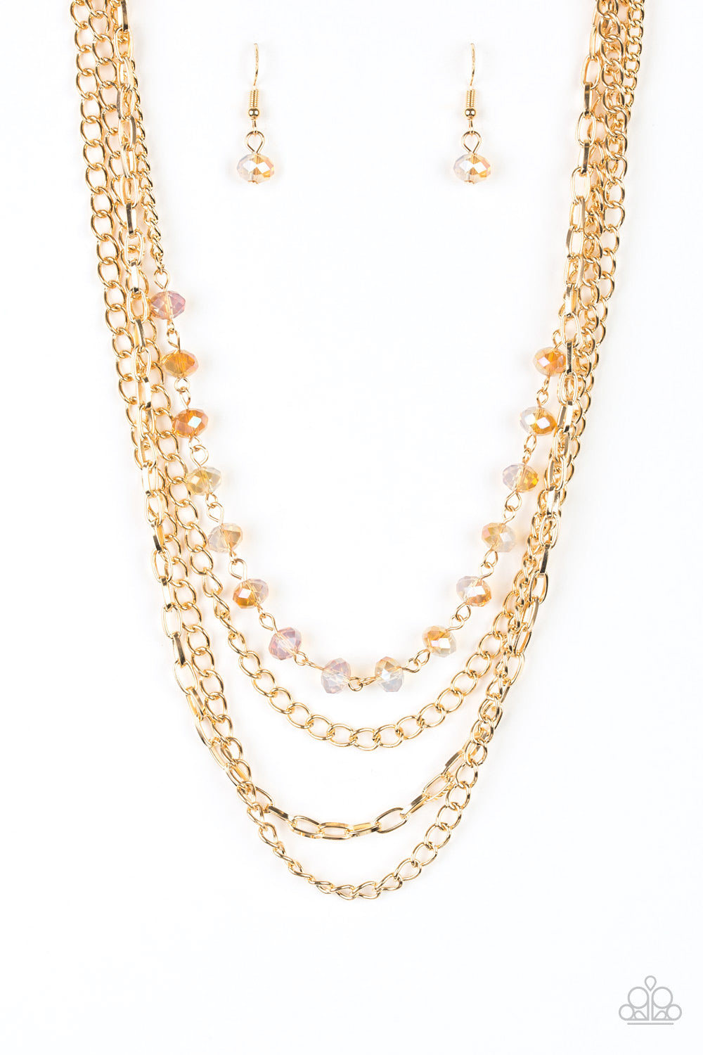 Extravagant Elegance - Gold necklace 2142