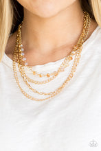 Load image into Gallery viewer, Extravagant Elegance - Gold necklace 2142

