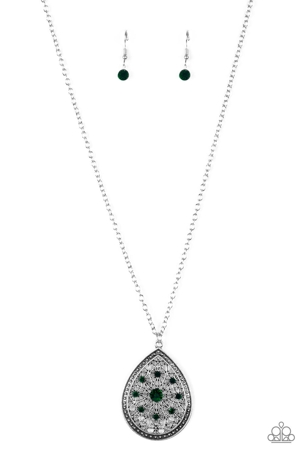 I Am Queen - Green necklace 2068