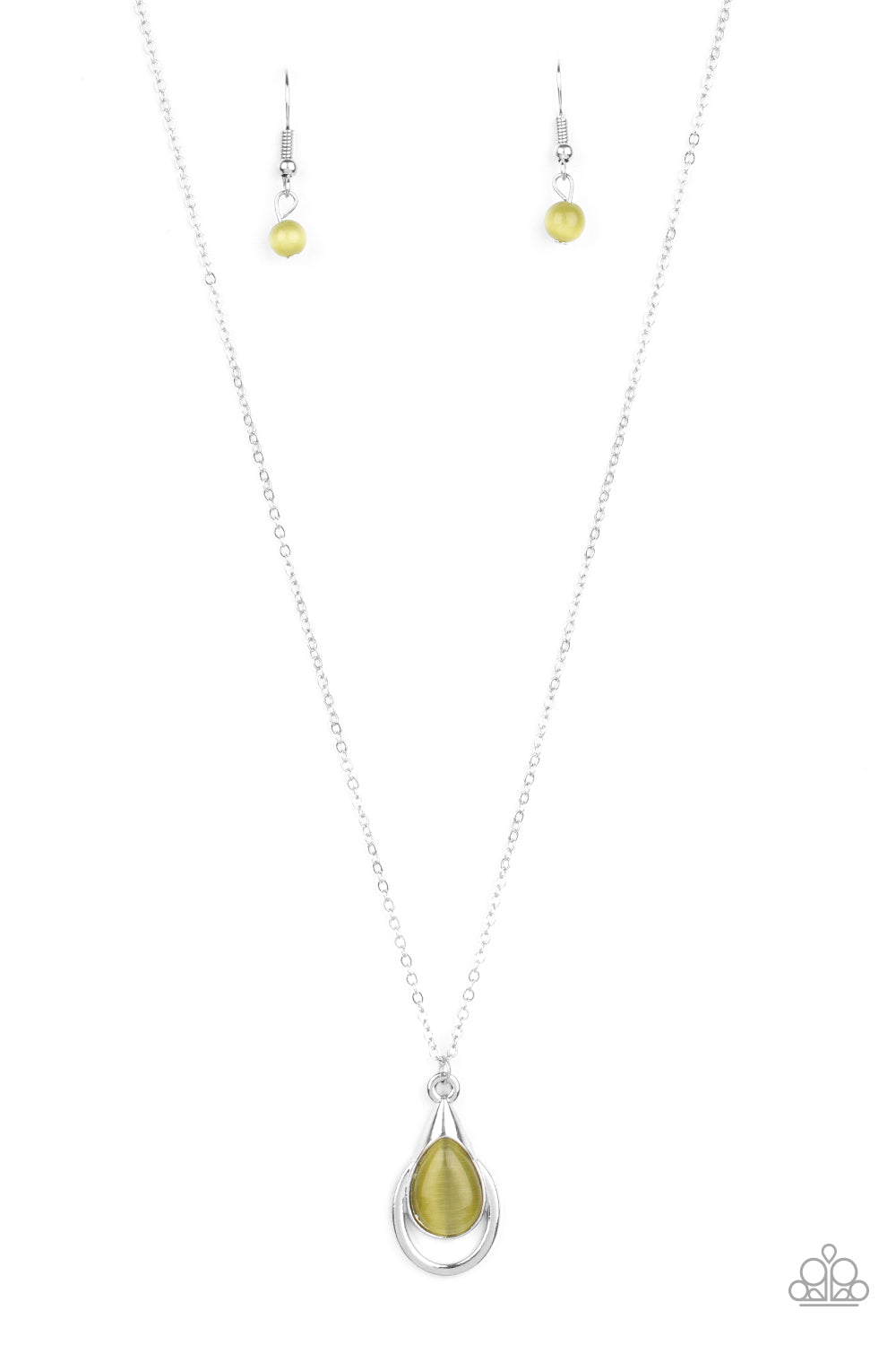 Just Drop It! - Green necklace 531