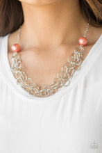 Load image into Gallery viewer, Daring Diva - Orange necklace B110
